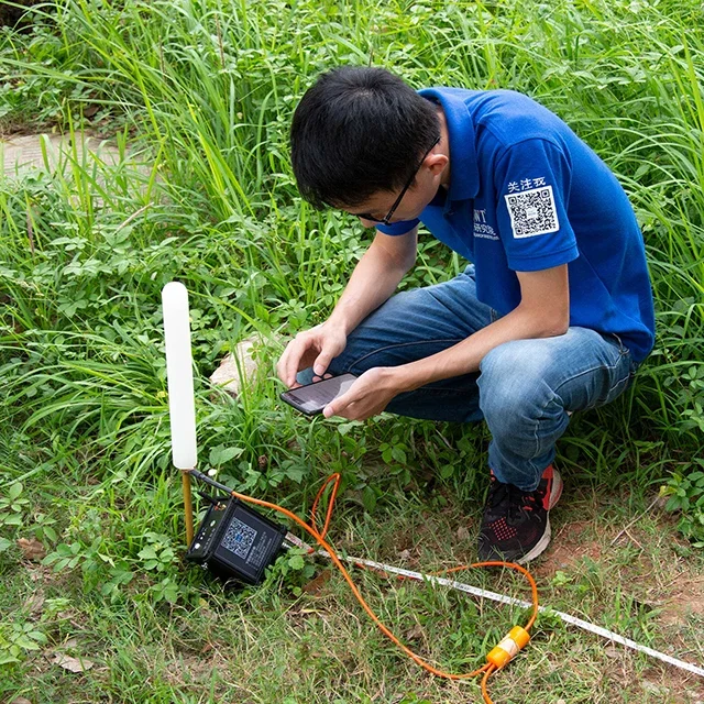 Groundwater Finder Borehole Geophysical Survey Equipment 400m Mobile Underground Water Detector