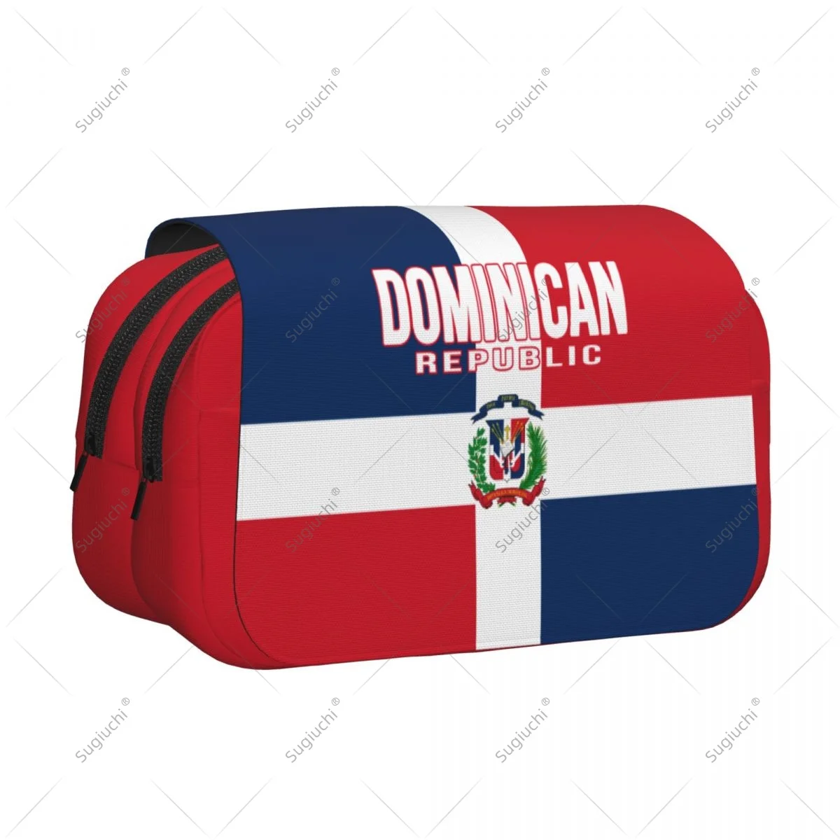 

Пенал, сумки для ножниц, 3D флаг Доминиканской Республики, двухслойная ткань Оксфорд, канцелярские принадлежности, коробка для ручек, чехол