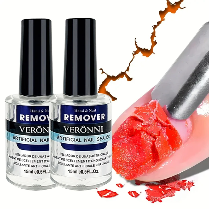 15 مللي مزيل غراء الأظافر السريع، سهل الاستخدام مزيل جل الأظافر مزيل طلاء الأظافر لجل طلاء الأظافر جل فن الأظافر #1