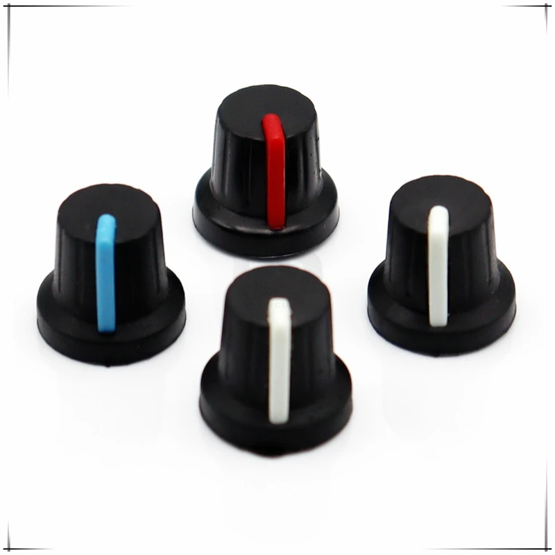Bild 5: 10PCS 16×14mm Weiche gummi Knopf Kappe Potentiometer Encoder Knopf kappe Verstärker lautstärker knopf kappe Blume Geformt innere Loch 6mm