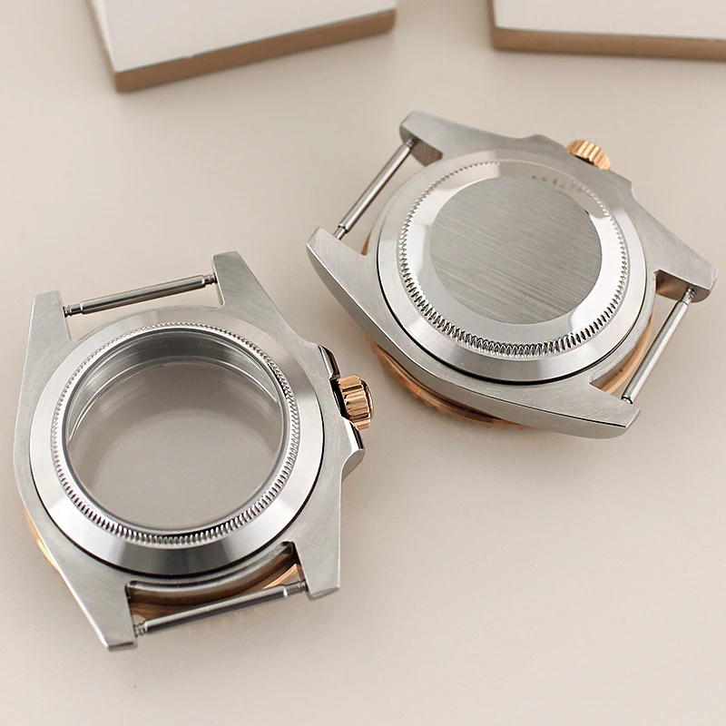 40mm NH35 Luxury Watch Case Sapphire Glass For Yacht SUB GMT NH34 NH35 NH36 NH38 Miyota 8215 ETA 2824 Movement Watch Accessories