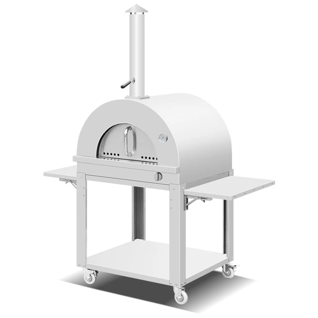Commercial Professional Indoor Natural Gas Fire Neapolitan Pizza Oven Smoke Wood Burning Italian Pizza Oven
