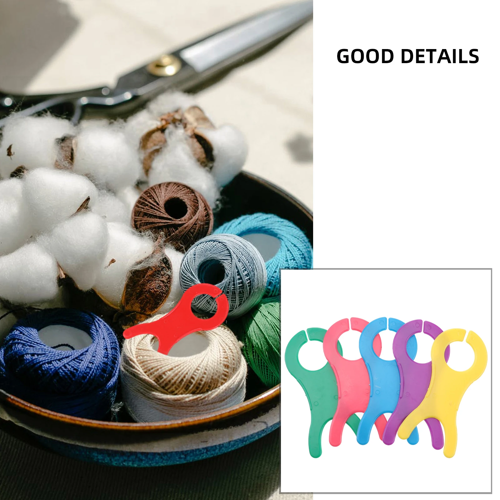 

30 Pcs Yarn Bobbin Winding Plate Knitting Crochet Thread Spool Tool Red Blue Green Purple Yellow Quality Plastic