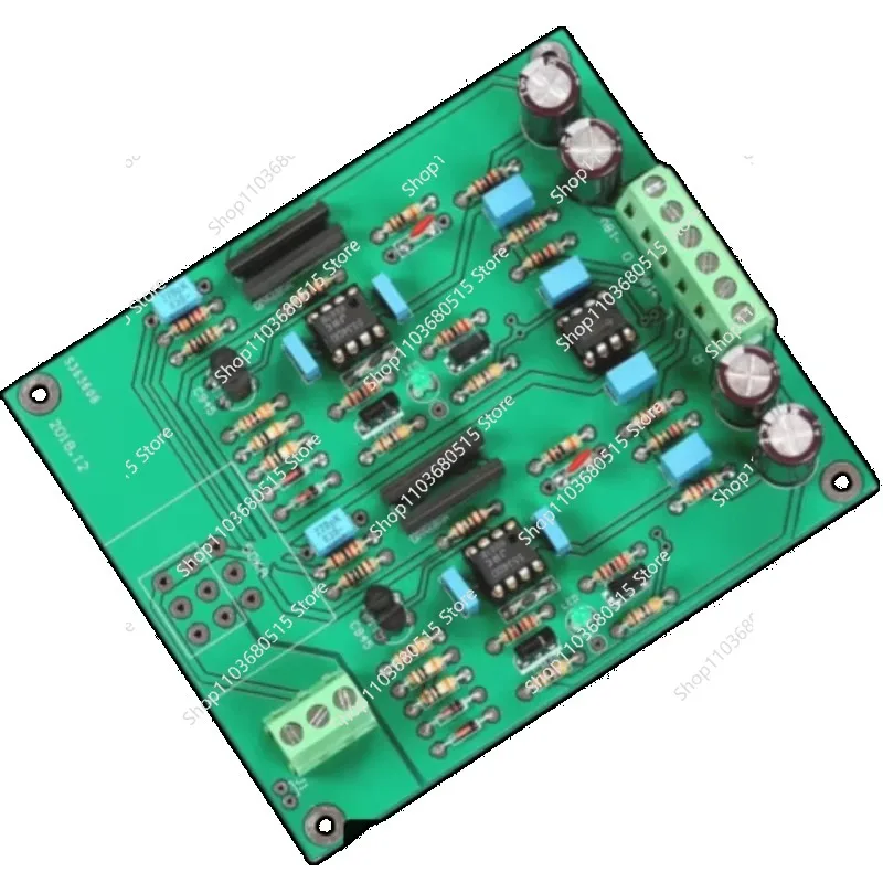DAC Twin Field Tube Input Class A Preamp Low Distortion For HiFi Audio System Audiophile DIY Kit