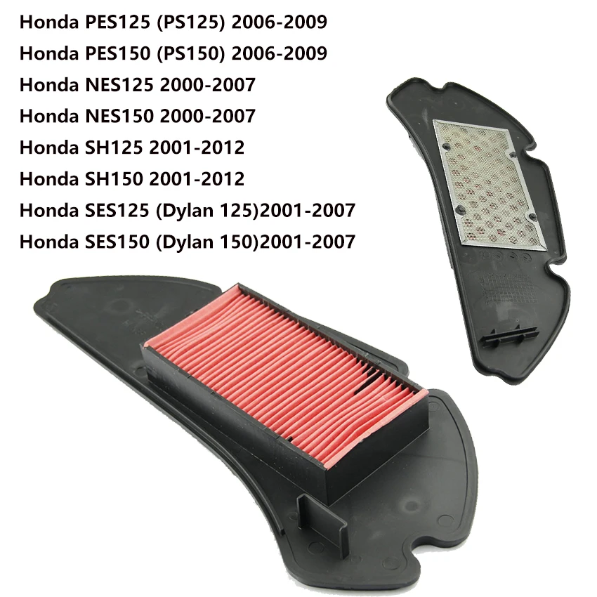 

17210-KGF-900 Motorcycle Air Filter is Suitable for Honda PES125 PES150 NES125 NES150 SH125 SH150 SES125 SES150 Dylan 125