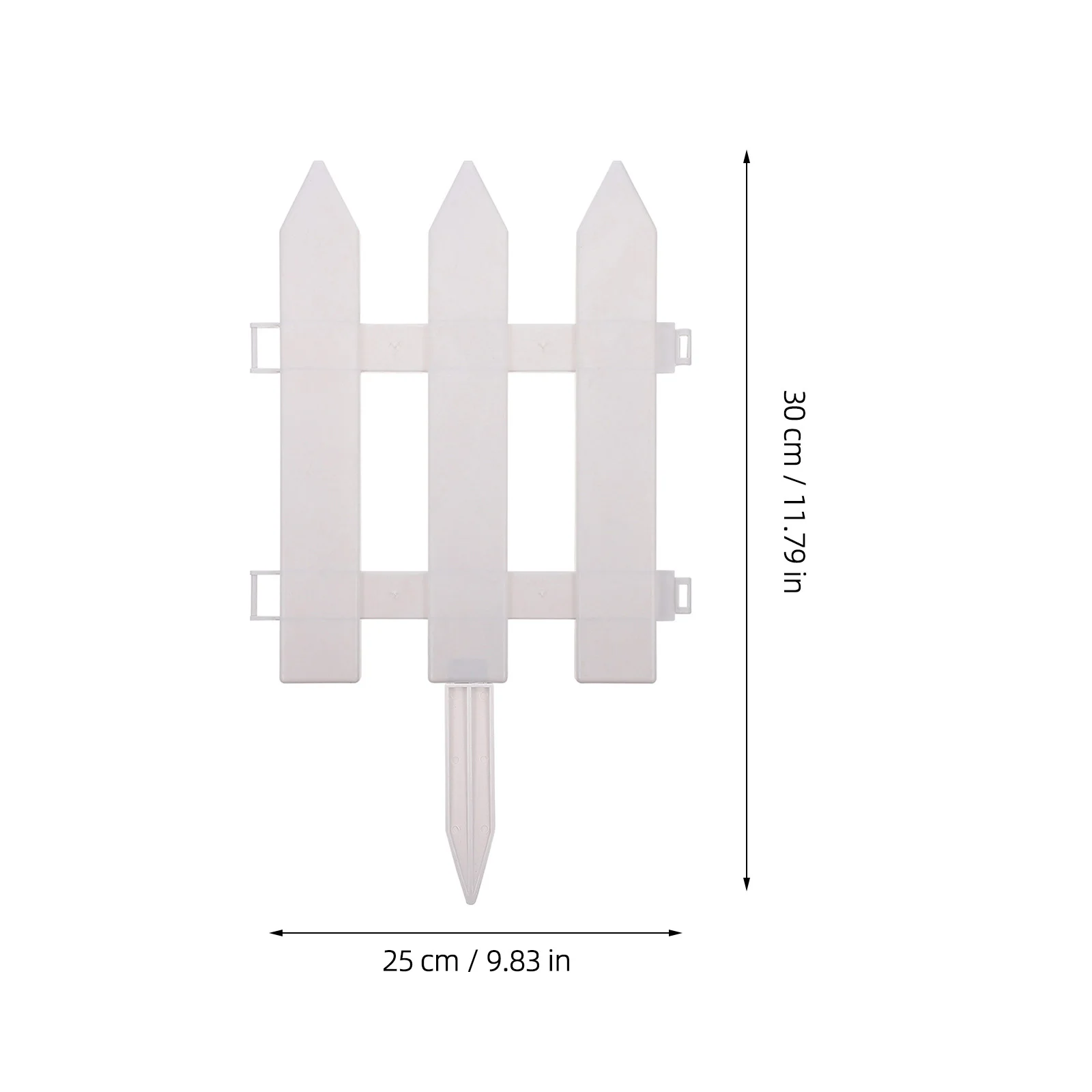 2 مجموعة من البلاستيك حديقة متفوقا سياج خفيف الوزن المناظر الطبيعية الحدود لزراويل الممرات مسارات الحديقة سياج الحديقة في الهواء الطلق #3