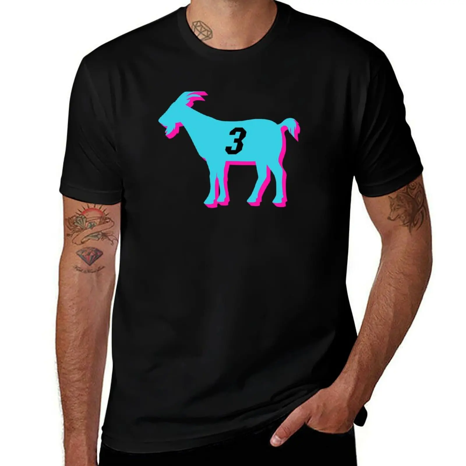 

black man graphic shirts Miami T-Shirt 3 Vice t man man tshirt GOAT - for for shirts funny T-Shirt - cotton t