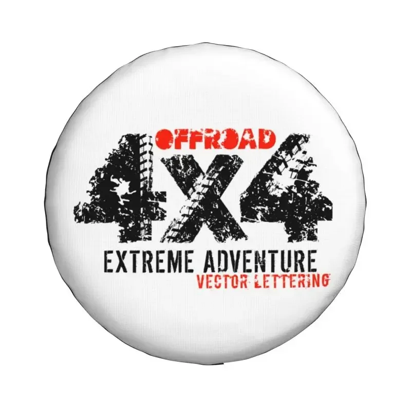 Extreme Off-Road Tire Cover 4WD 4x4 RV Adventure Sport Spare Wheel Protector for Toyota Land Cruiser Prado 14