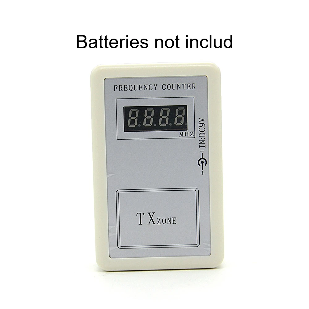 DC7.5V-10V Remote Control Wireless Frequency Meter Counter for Car Auto Key Remote Control Detector Cymometer Power Supply Cable