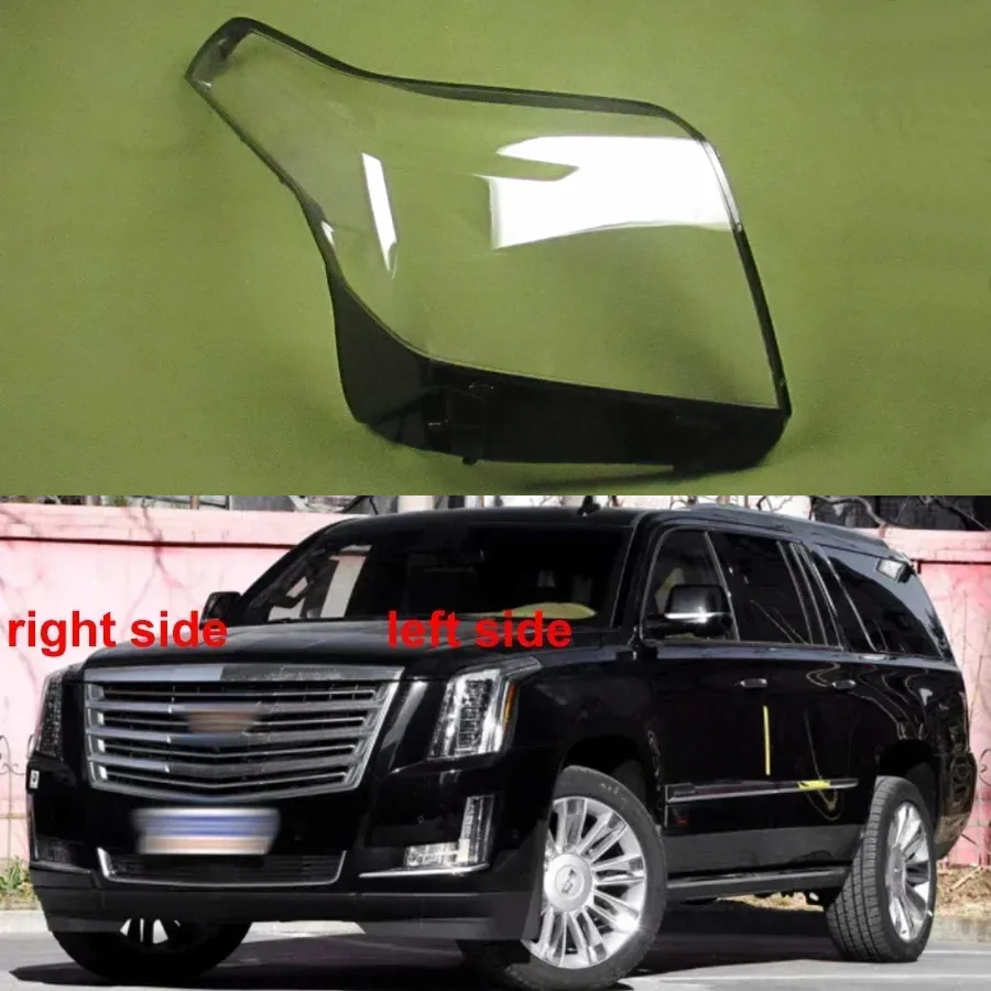 

Для Cadillac Escalade 2015 2016 2017 2018 2019, крышка фары, абажур, прозрачный чехол для абажура, линза из плексигласа