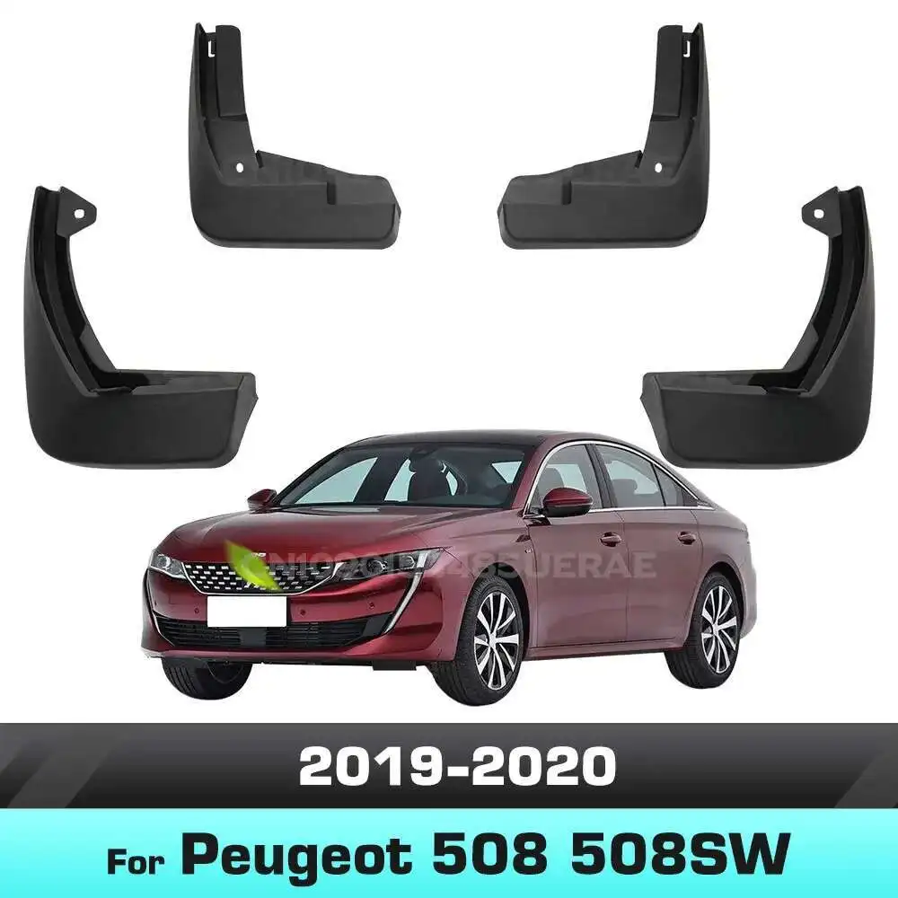 

For Peugeot 508 sedan 508SW 2019 2020 Fender Mudguard Mud Flaps Guard Splash Flap Mudguards Car Accessories