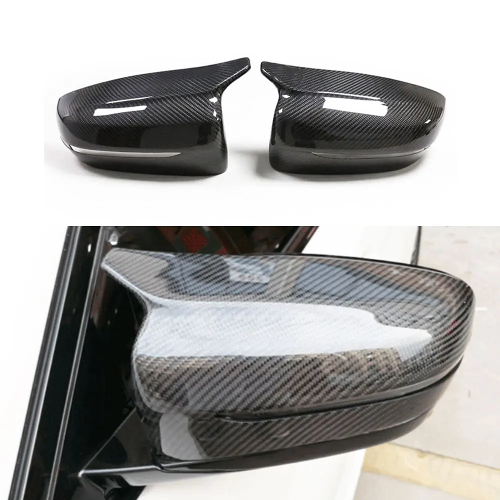 

CKMUUER Dry Carbon Fiber Material Mirror Cover For BMW 5 8 Series F90 M5 F91 F92 M8 2018 UP Add On Style