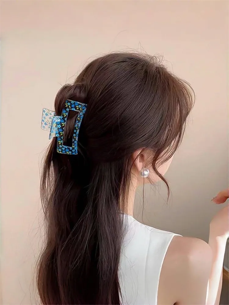 Bedruckte Haarspange mit Frucht- und Blumenmuster, niedlicher Haarschmuck für Frauen – Detail 1