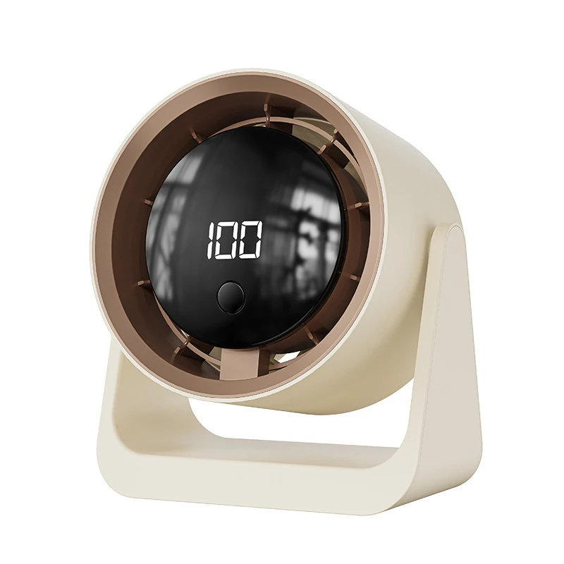 

Desktop small fan for home use, rechargeable air circulation fan for office and student dormitory, mini electric fan