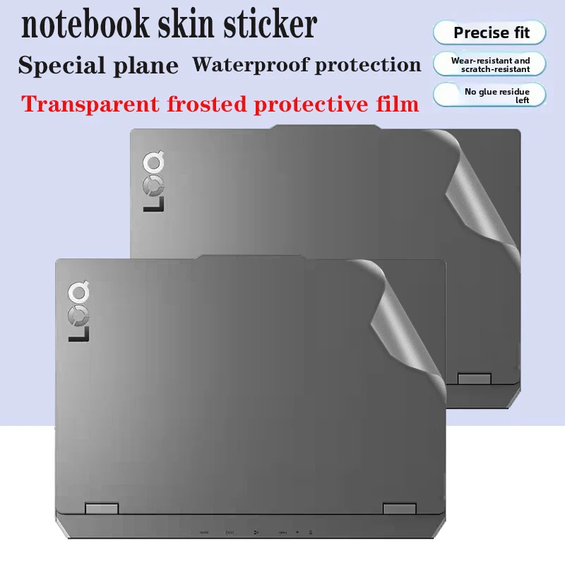 For Lenovo LOQ 15IRX10 15IRX9 15IRH8 15.6inch Laptop 15ARP9 transparent frosted body sticker easy to cut protective film.