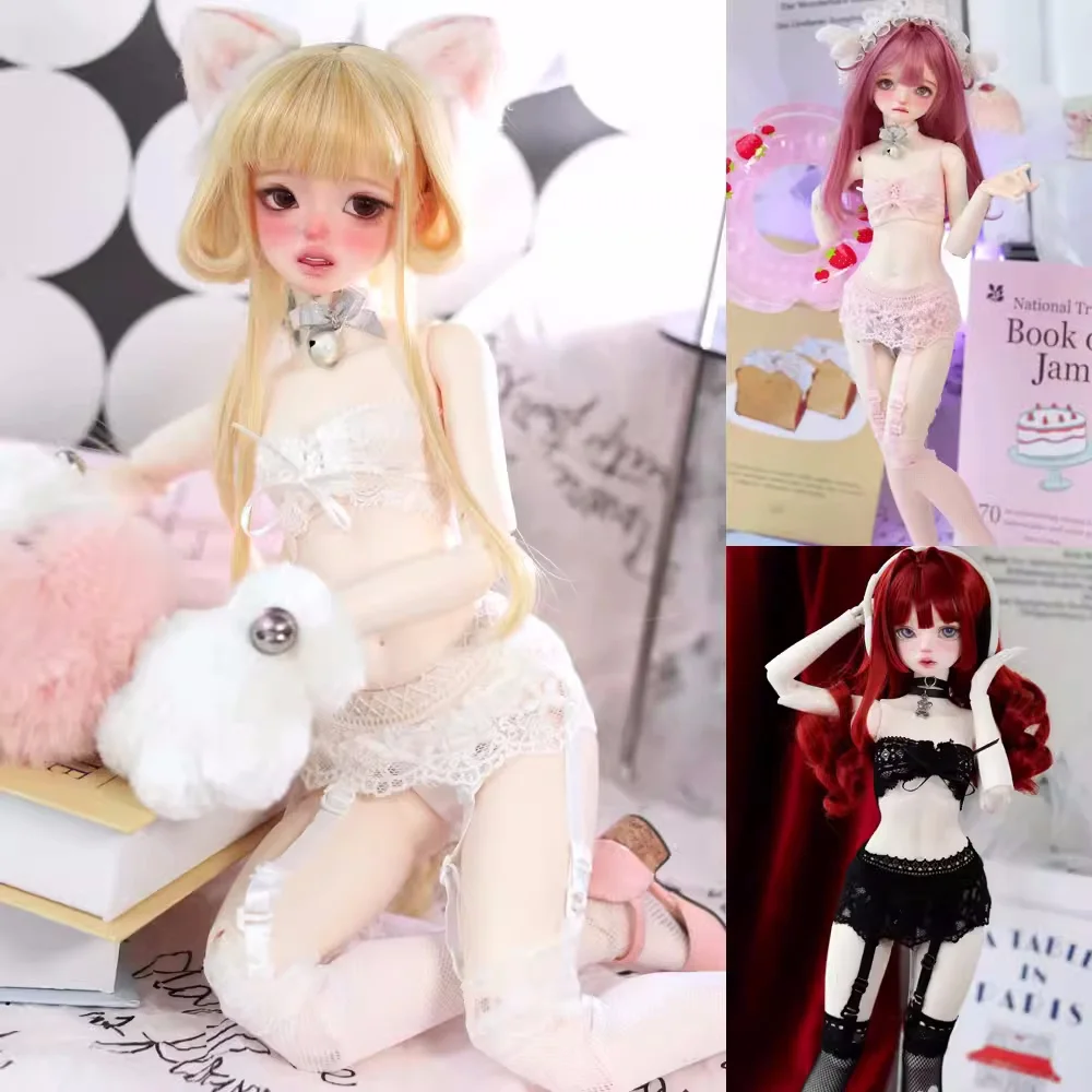 

BJD doll clothes suitable for 1/3 1/4 size sexy lace stockings underwear socks set doll accessories