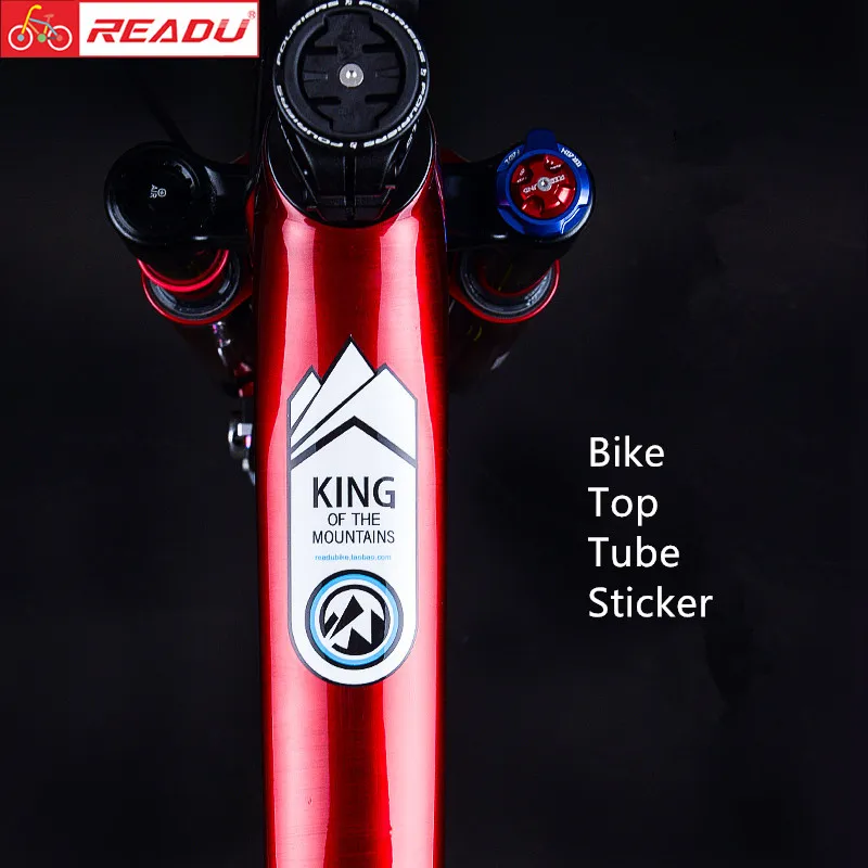 Mountain Bike Bicycle Frame Stickers Top Tube Sticker Road Bike Decals Personalized Decorative Frame Stickers bike accessories