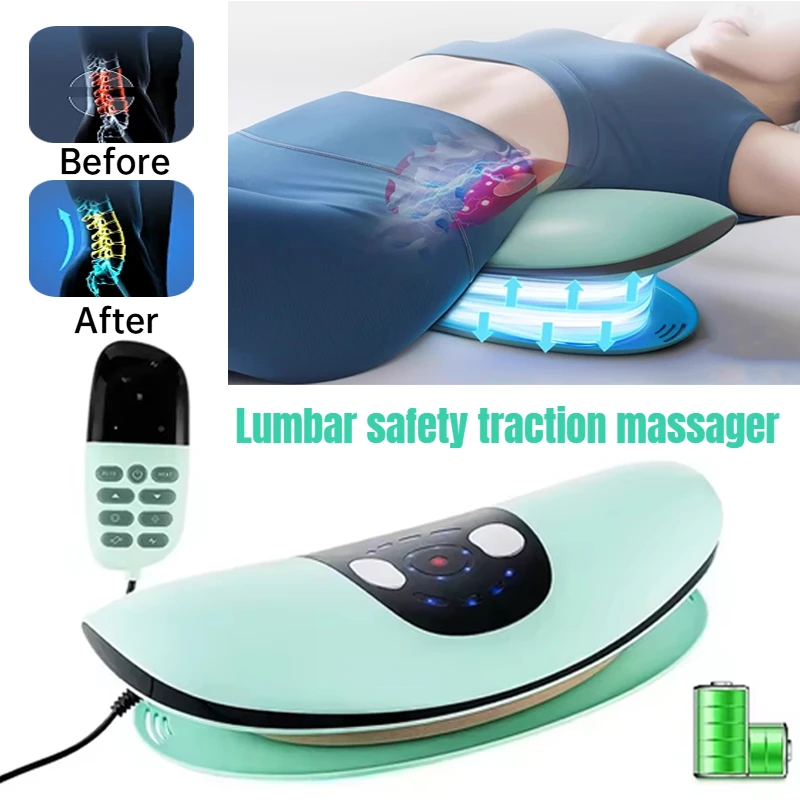 

Newly upgraded airbag traction lumbar massager,intelligent remote control,scheduled massage,back support,relieving lumbar pain