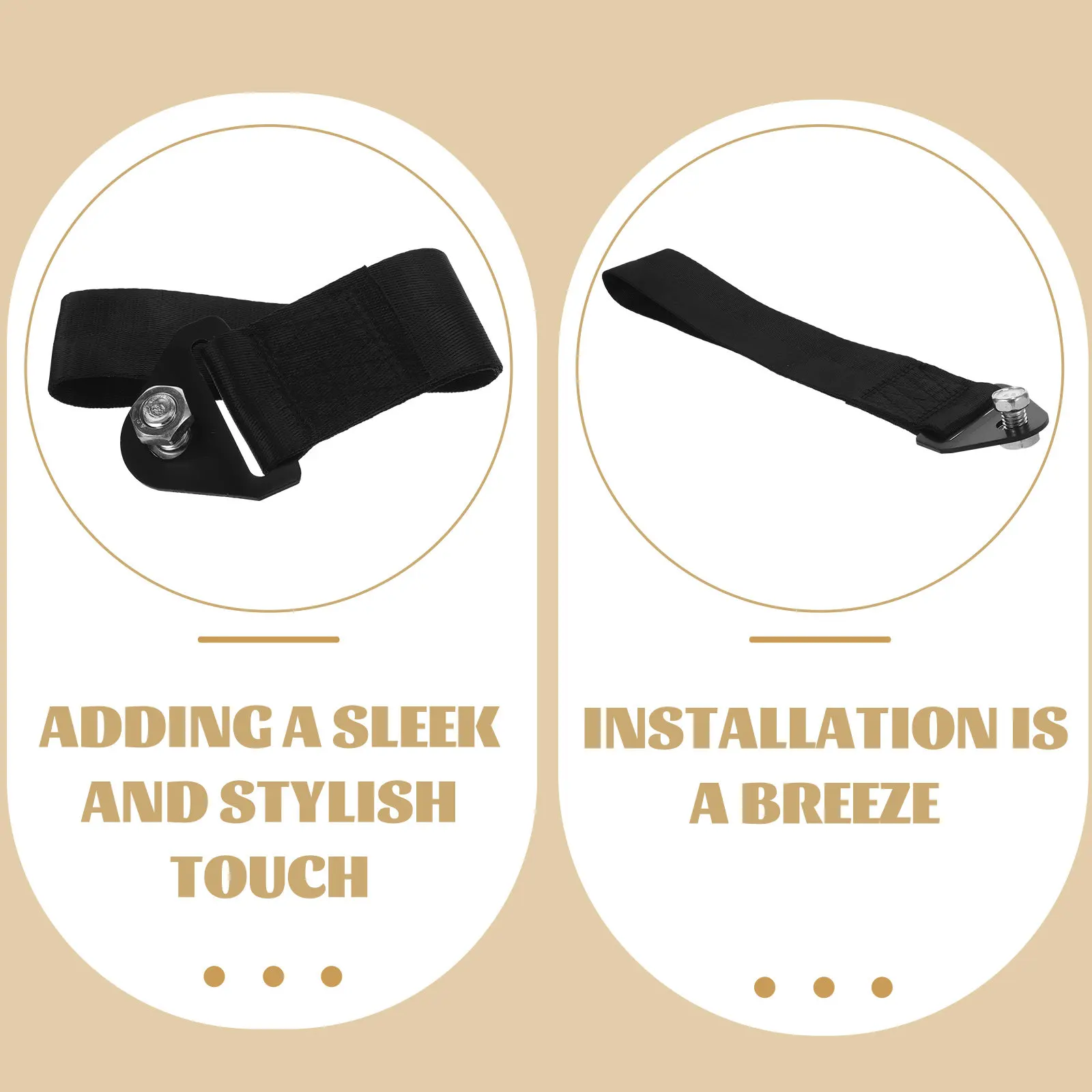 

Трос для буксировки автомобиля, сверхпрочный полиэстеровый буксировочный ремень, тяговый ремень для гоночных прицепов, декоративный буксировочный ремень для внедорожников и легковых автомобилей