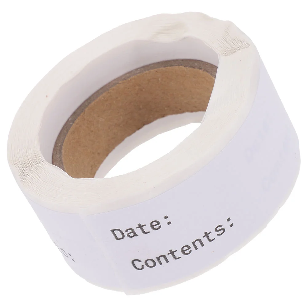Food Marking Labels Storage Stickers Handwriting Blank Date Pantry for Containers Preprinted Nail