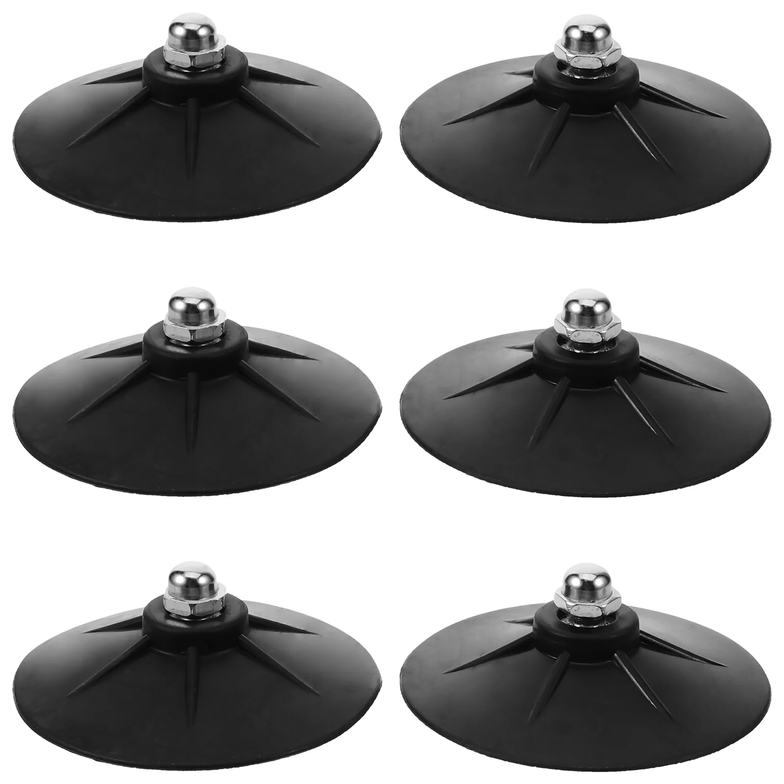 

6 Pcs Accessories Sandbag Sucker Suction Cups Punching Rubber Kick Boxing Stable Parts