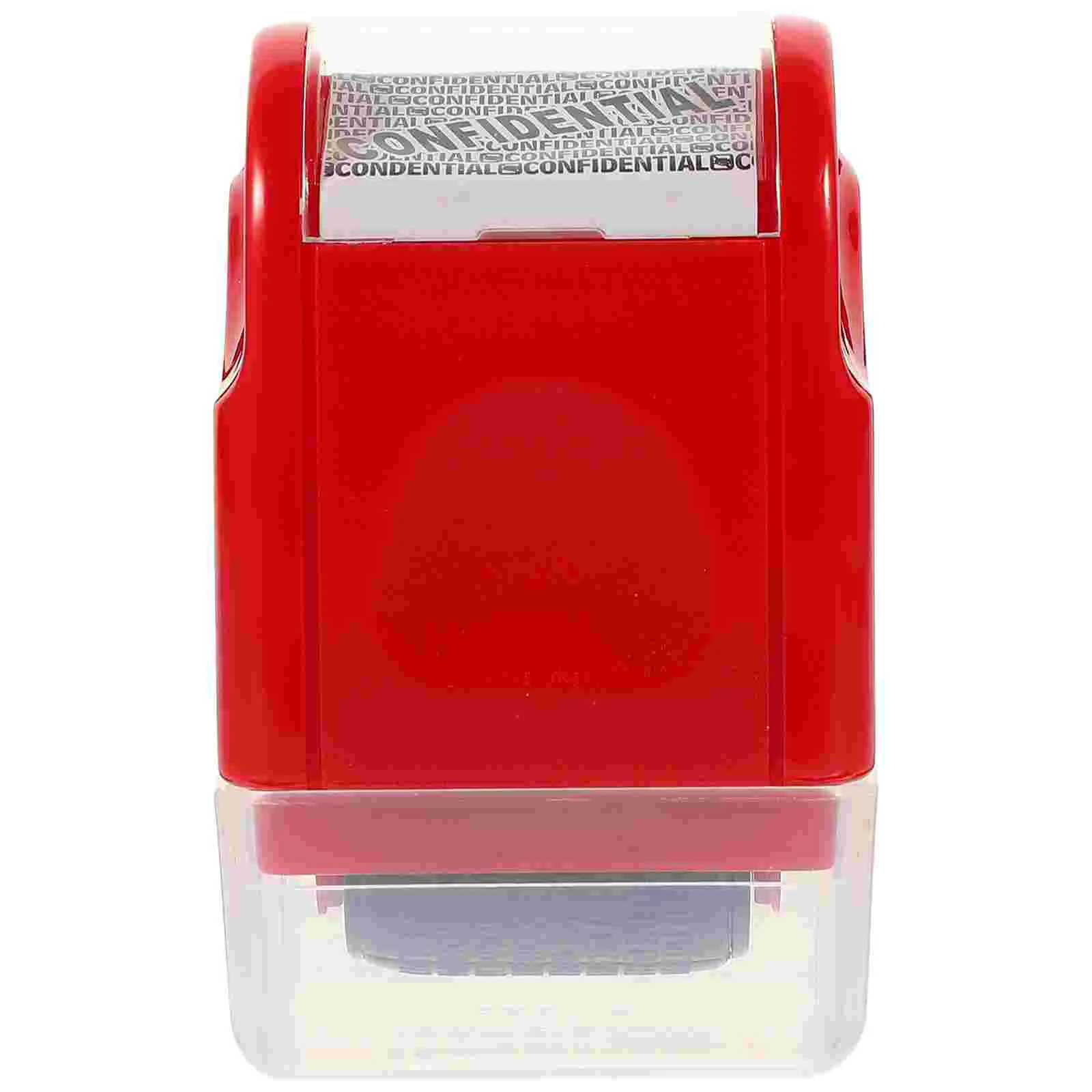 Express Applicator Home Accessory ID Stamp Rollers Privacy Supply Portable Household Confidential Card