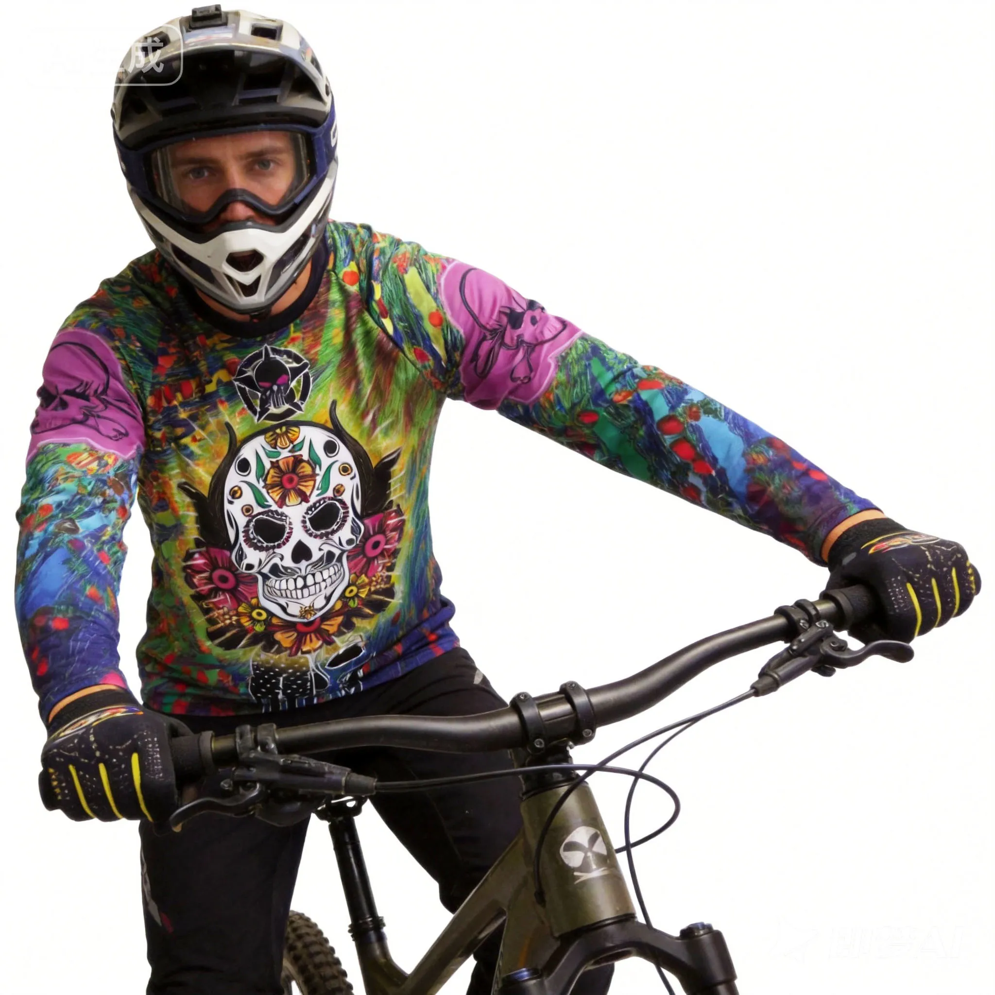 

Mx Jersey, Motocross Shirt Mountain Bike, MTB Cycling Top Racing Clothes, Bicycle Wear, Downhill Race Top, Skull Wear, Monster