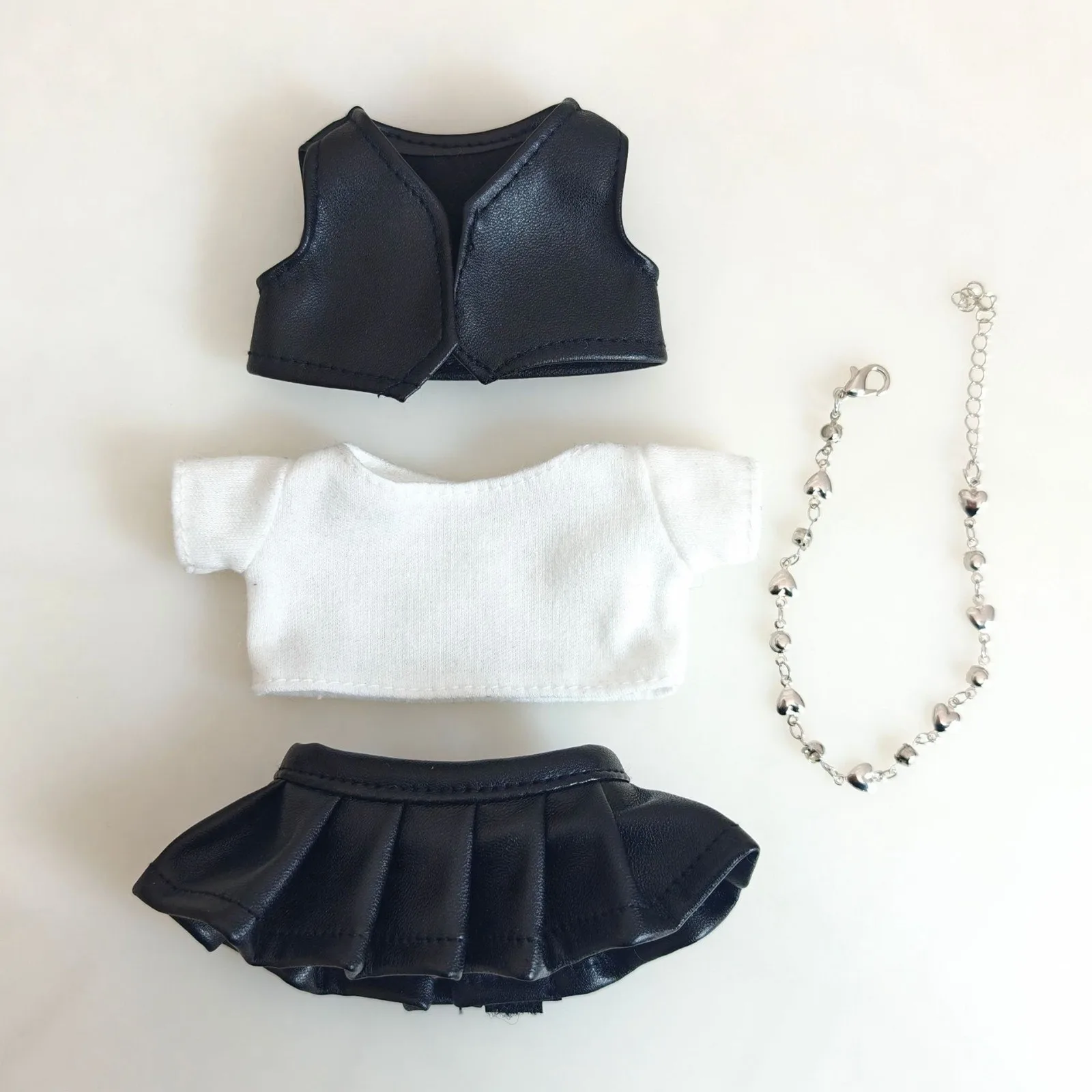 Для детской одежды Labubu 17 см, серия кукольной одежды Macaron для современного стиля наряда labubu