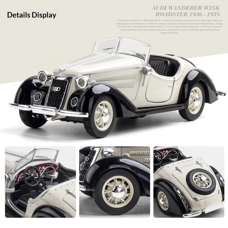 1:32 modelo de veículo super clássico puxar para trás carro de brinquedo coleção educacional porta aberta modelo de carro presente carro para audi