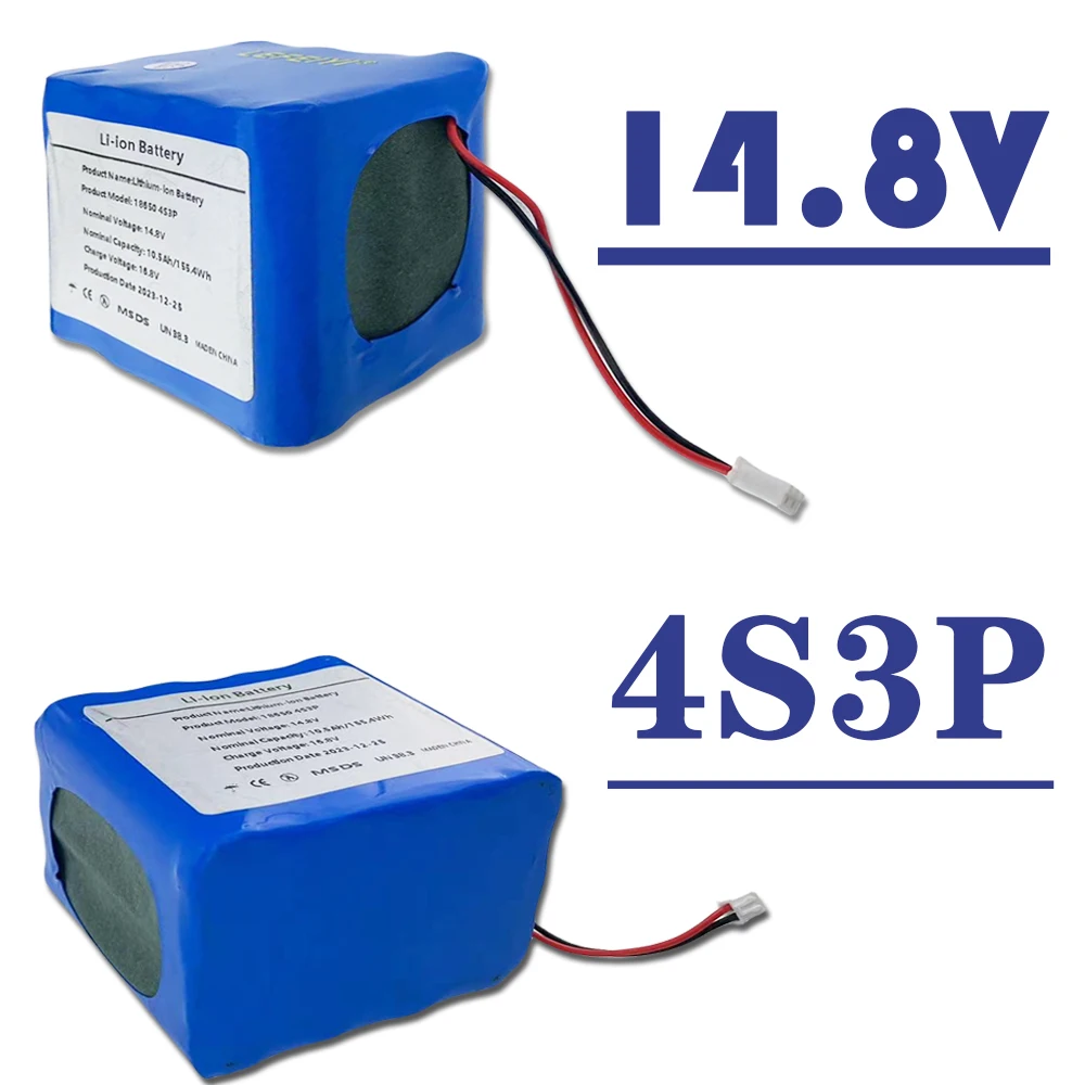 4S3P 14,8 V 10500 mAh Für Nacht Angeln Lampe Heizung Grubenlampe Verstärker Etc 18650 Li-iom Batterie Pack mit BMS