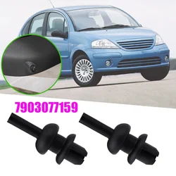 2PCS Car Parcel Shelf Clip For Citroen C3 I 2002 2003 2004 2005 - 2009 Rear Trunk Tray Boot Hook Cord String Strap Rivet