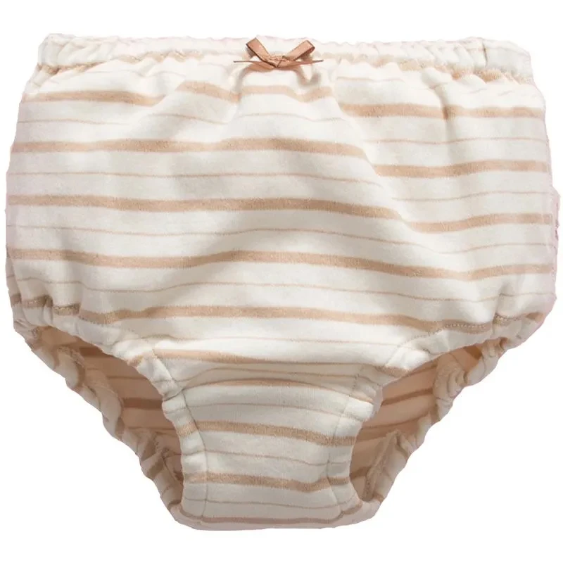 

3X ABDL Cute Cotton Bloomers Panties Adult Baby Soft Comfortablet Training Couple Briefs Stripe Print Bow High Waisted Underwear