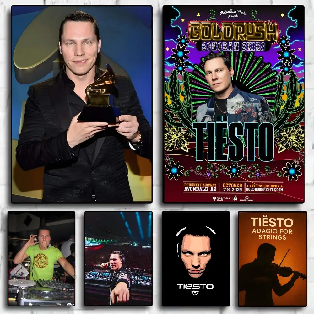 T EDM DJ Producer T-tiesto Poster Room Wall Art Decor Waterproof Stickers For Home Bar Bedroom Decoration
