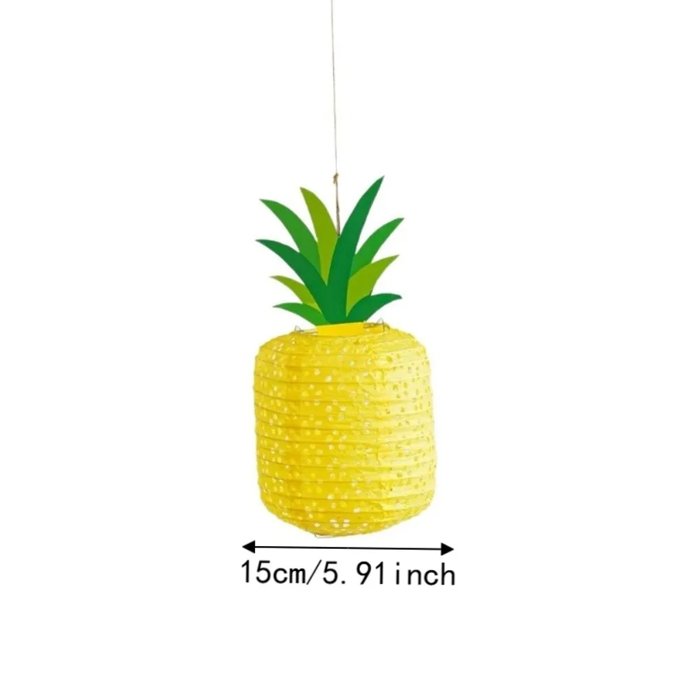 Obrázek 7: 3ks léto vibes skládací ananas papír lucerny havajská ruční slavnost lanterna vibrant barvivo závěsný lampa záruka narozeniny