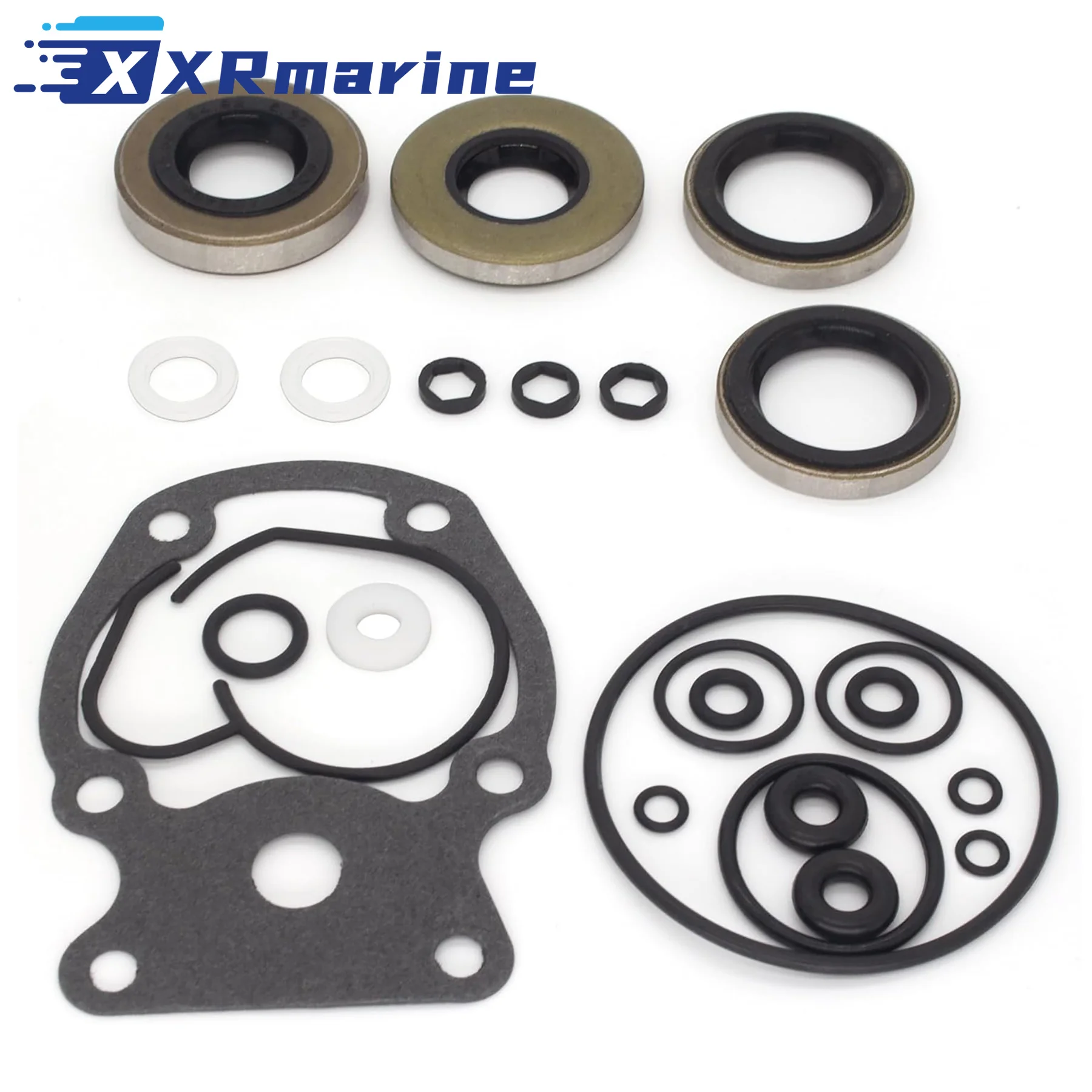 777559 396351 Fits for Johnson Evinrude Lower Unit Gearcase Seal Kit 20 To 35 HP Outboard Engines Replacement 95-362-11K