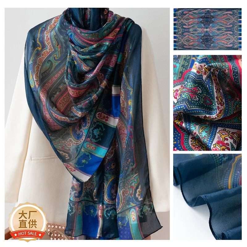 

Mother's Day Gift Summer Thin Scarf Women's Long High-Grade Printed Talma