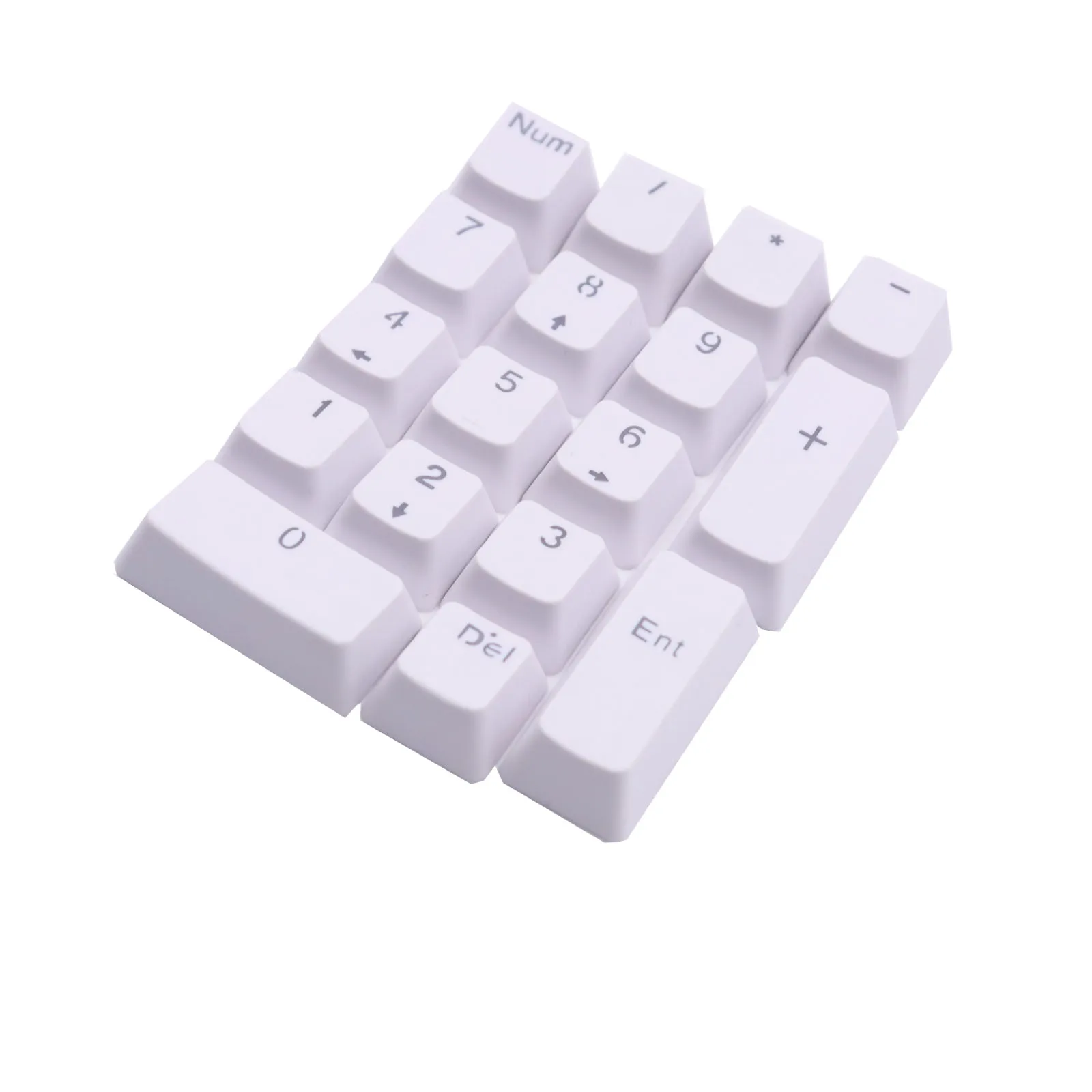 17 Keys Mechanical Keyboard Keycap OEM Profile PBT Material Red Black White Double Shooting  Light Transmission Keycap