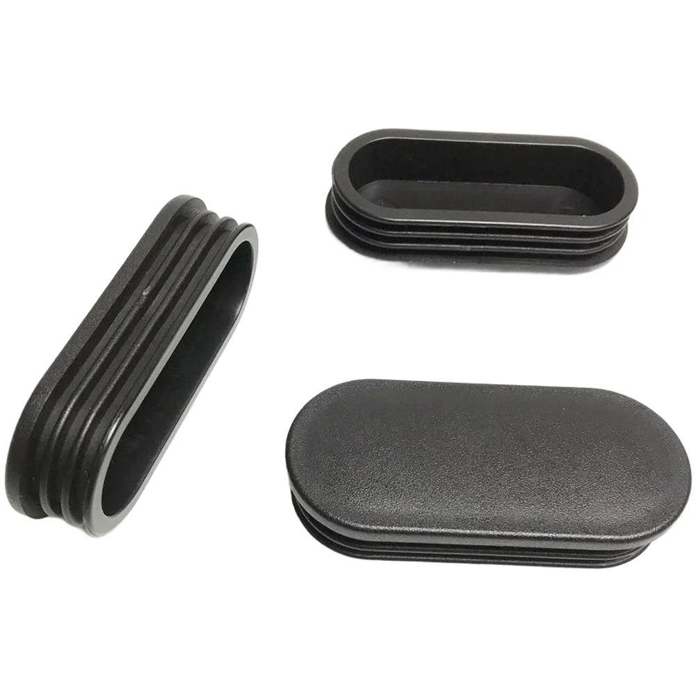 Oval Tube End Cap Compatible with 90 by 40 Millimeter Tubing for Indoor Exercise Machines and Structural Frames