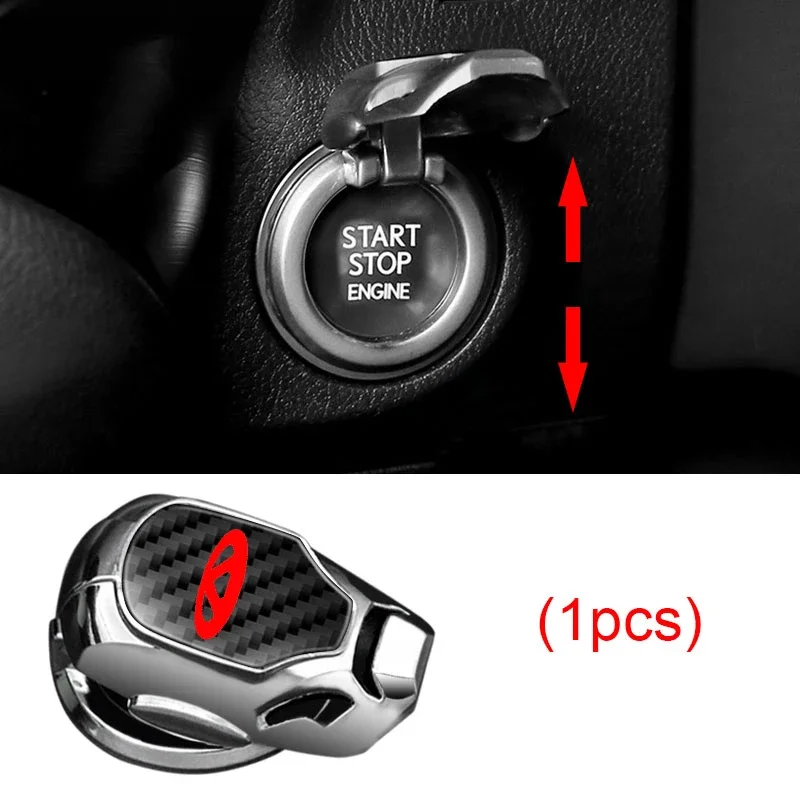 Car One Button Start Protective Cover Ignition Device Sticker for Chery Tiggo 7 4 2 8 3 Pro 5x 5 T11 E3 IQ Arrizo Fulwin Amulet