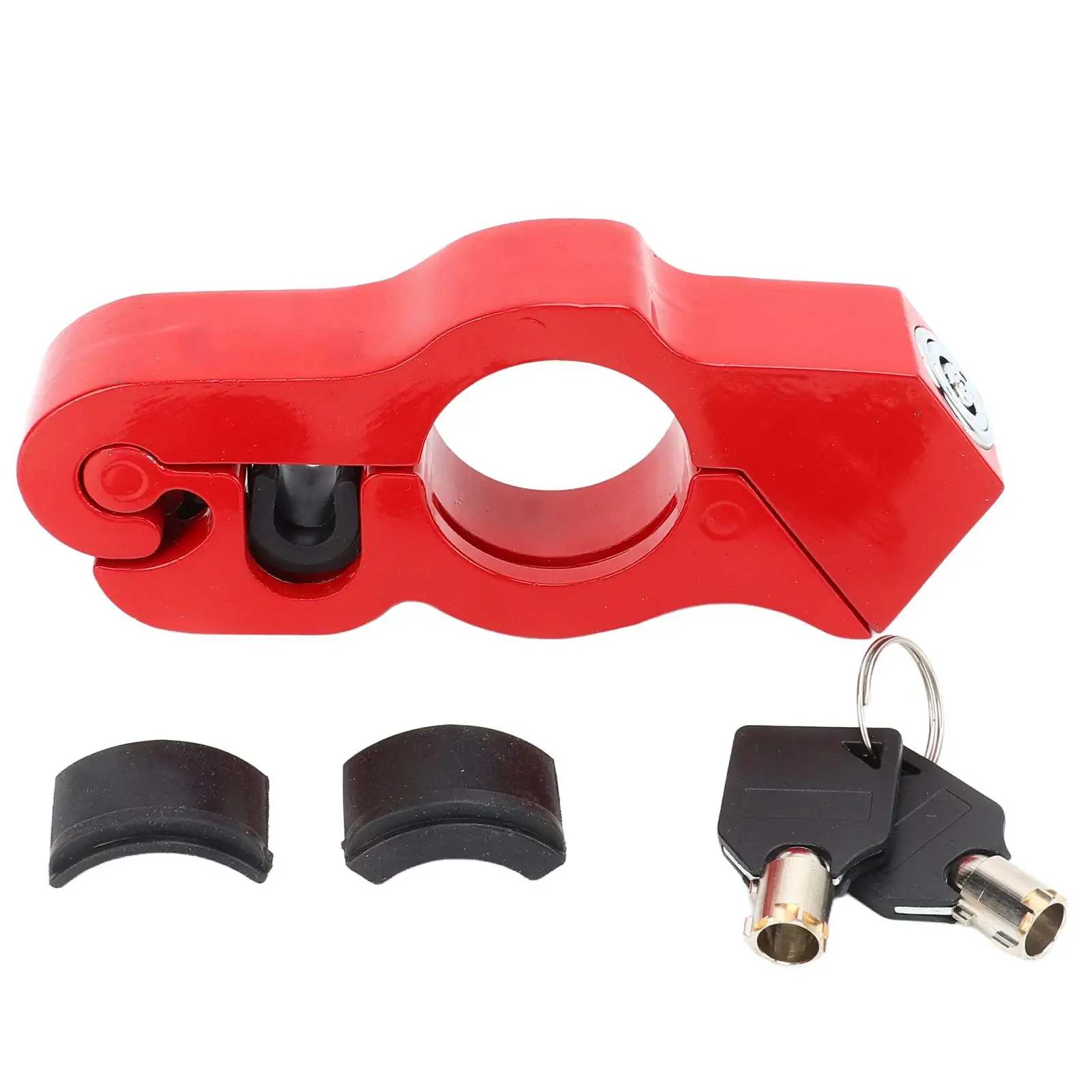 Motorcycle Handlebar Lock Tamper Resistant Weatherproof Aluminum Alloy Anti Theft Grip Lock for scooters ATVs