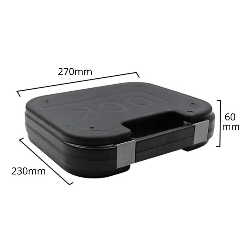 Tactical Gun Safety Carry Case Glock 17 Kublai Pistol Suitcase Handgun Safety Storage Hard Box for Airsoft Hunting Accessories