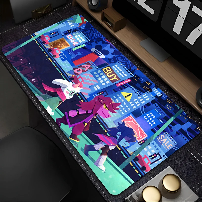 لوحة ماوس أنيمي ملحقات ألعاب الكمبيوتر المحمول حصيرة سطح المكتب الموسعة PC Pixel Game D-deltarune Mousepad Kris Susie Ralsei لوحة المفاتيح #3