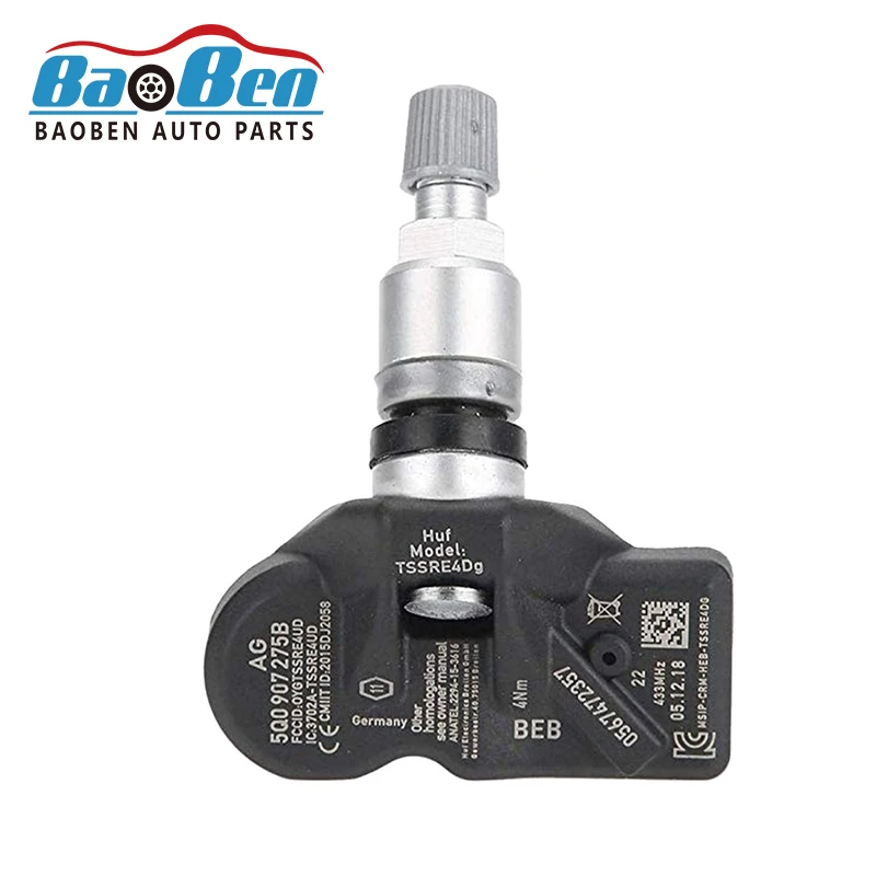 Baobe high quality Tire pressure TPMS RDKS RDK sensor 5Q0907275B for Audi Skoda Volkswagen Porsche Bentley 5Q0907275 9A790727502