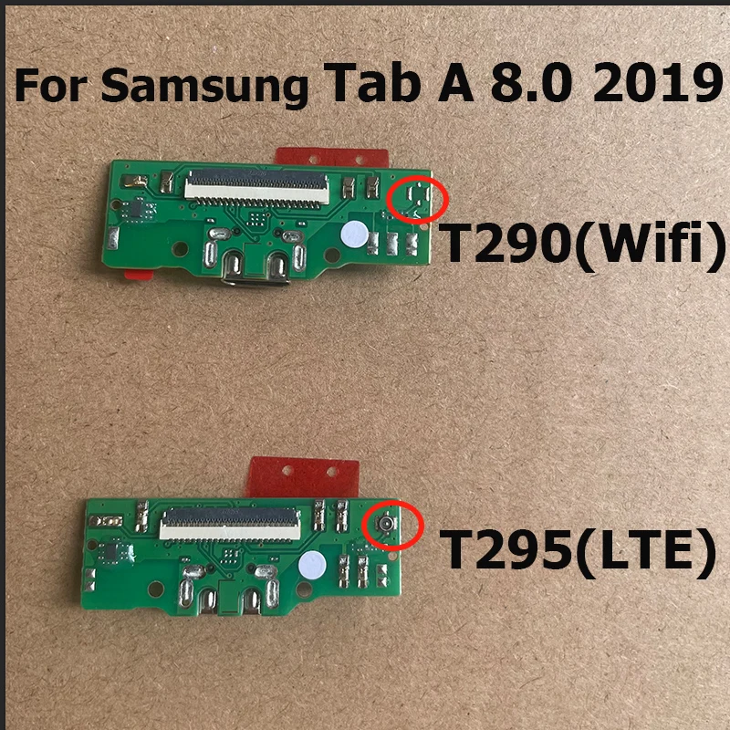 

For Samsung Galaxy Tab A 8.0 2019 USB Charger Port Dock Connector Fast Charge Plug Board Charge Charging Flex Cable T290 T295