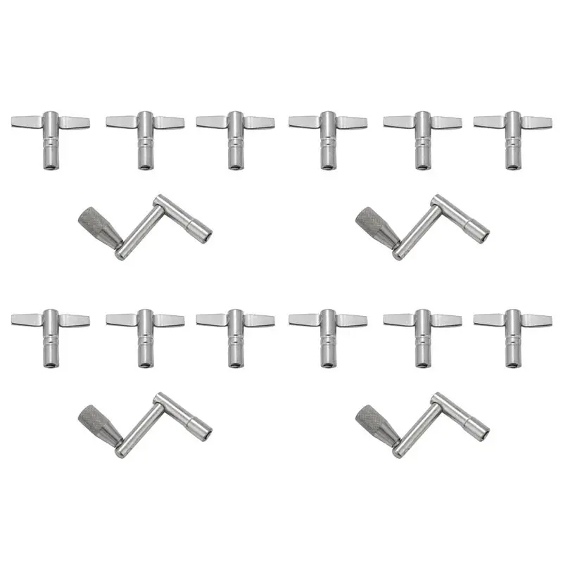 HOES-Drum Keys 16 Pack Drum Tuning Key With Continuous Motion Speed Key Percussion Instruments Parts For Drummers