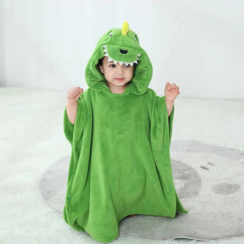 2023 Autumn  Winter New Baby Mantle Cute Shape Flannel Held by baby Going Out Mantle Cloak