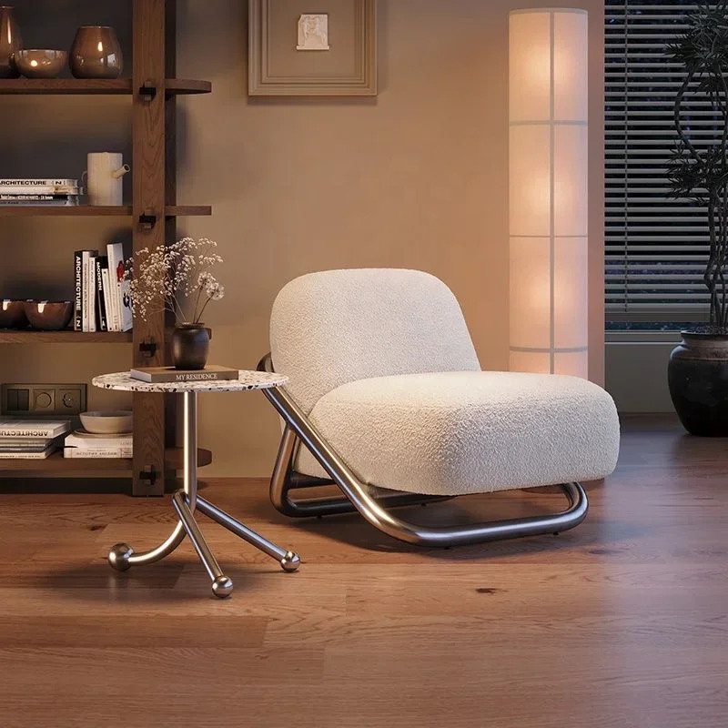 European Single Sofa Living Room Lounge Balcony Bedroom Beauty Salon Reception Chairs