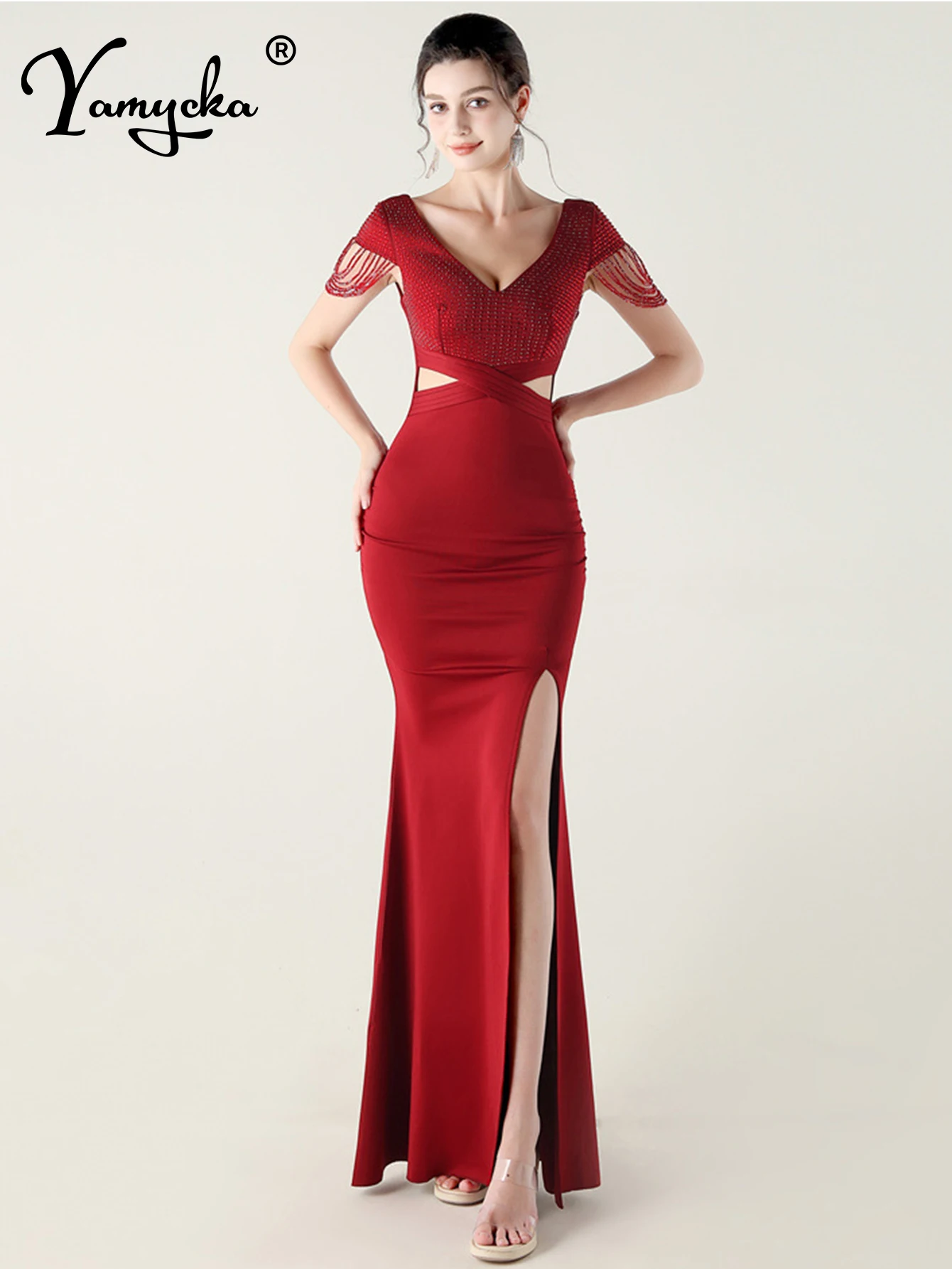 Sexy backless rhinestone white summer dress women elegant birthday party long dresses 2025 woman prom evening dresses vestidos