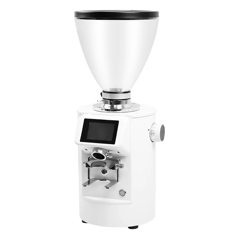 90mm Titanium Flat Burr Commercial Coffee Grinder Electric Digital Control Coffee Bean Grinders for Espresso