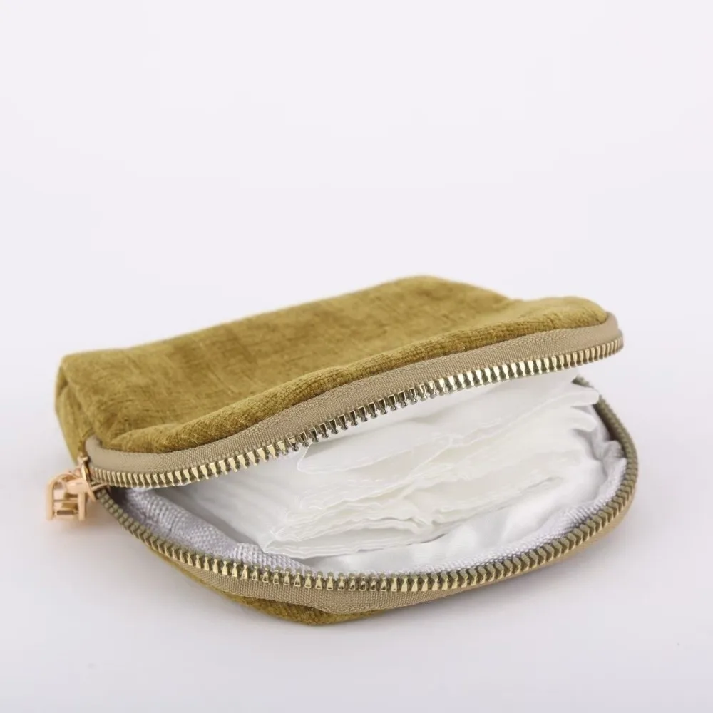 Large Capacity Jewelry Storage Bag Multi-functional Zipper Jewelry Bag Dust-proof Multiple Compartments Protective Pouch